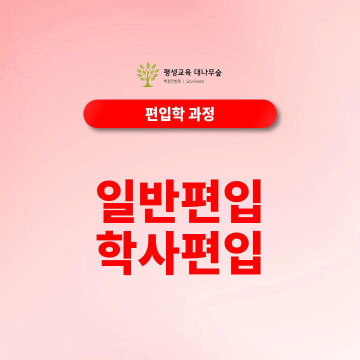 일반편입 학사편입 차이와 지원자격, 2027년 준비방법은? 썸네일