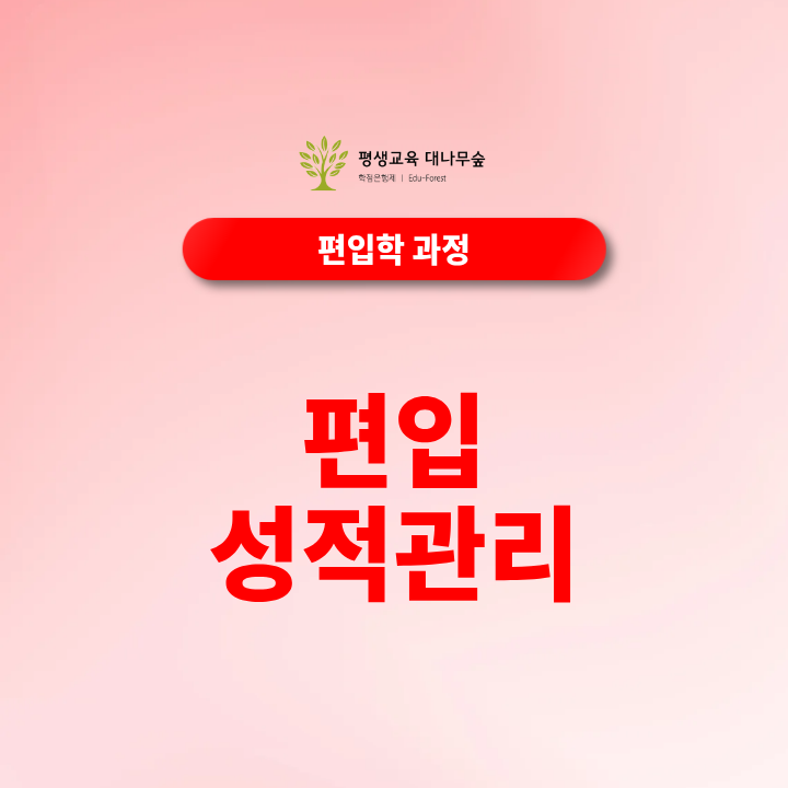 편입성적관리 어떻게 해야 할까요? 전적대 학점과 학점은행제 성적이 편입 지원에 얼마나 중요할까요? 썸네일