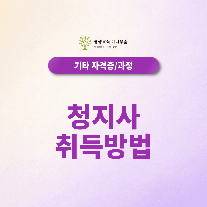 청지사 취득방법은? 청소년지도사 1급·2급·3급 차이부터 알아보기 썸네일