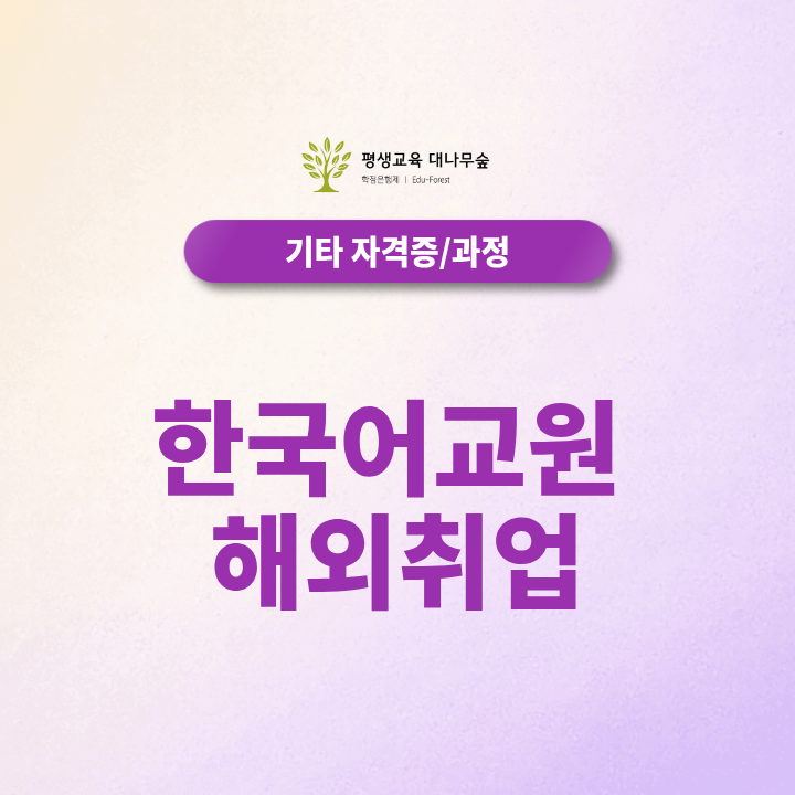 한국어교원 해외취업, 어디에서 가능한지 자격과 2027년 실습 변경은 어떻게 준비할까요? 썸네일