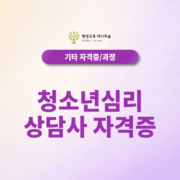 청소년심리상담사 자격증 취업 전에 무엇을 확인해야 할까? 썸네일