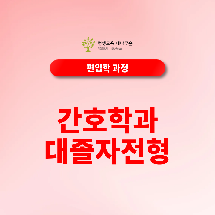 간호학과 대졸자전형 지원준비부터 자격조건까지 알아볼까요 썸네일