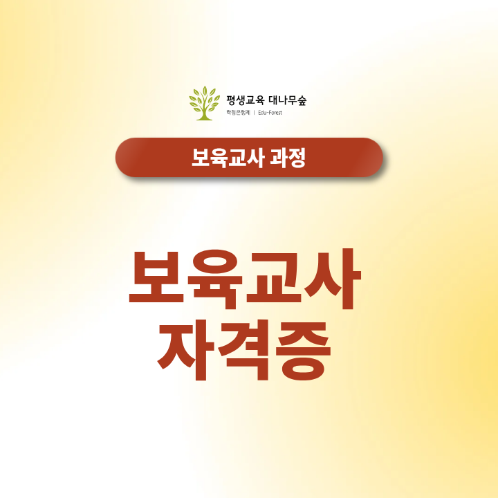보육교사 자격증 취득방법: 비전공자도 가능한 과목 완벽 정리 썸네일