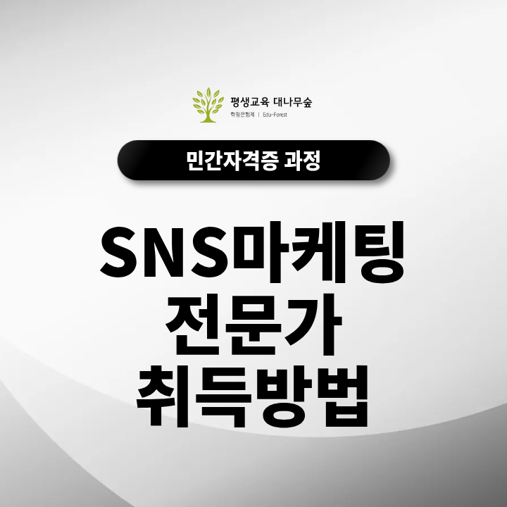 SNS마케팅전문가 취득방법 교육과정과 시험 준비, 자격증 발급 절차는 어떻게 진행될까? 썸네일