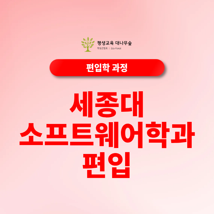 세종대 소프트웨어학과 편입 일반편입 지원자격과 준비기간은 얼마나 필요할까? 썸네일