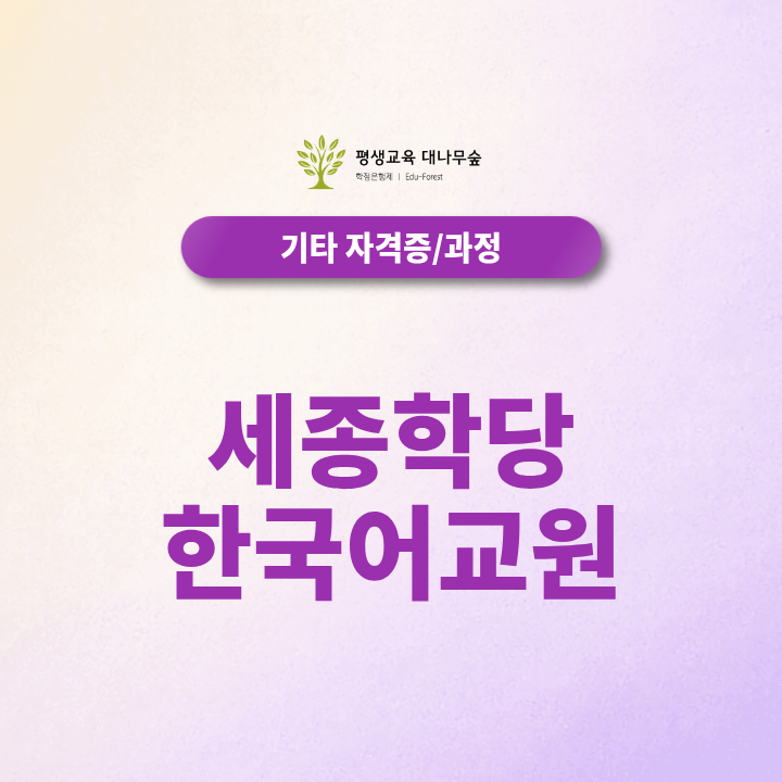 세종학당 한국어교원 되는 법 취업 조건과 자격증 준비방법은 어떻게 될까? 썸네일