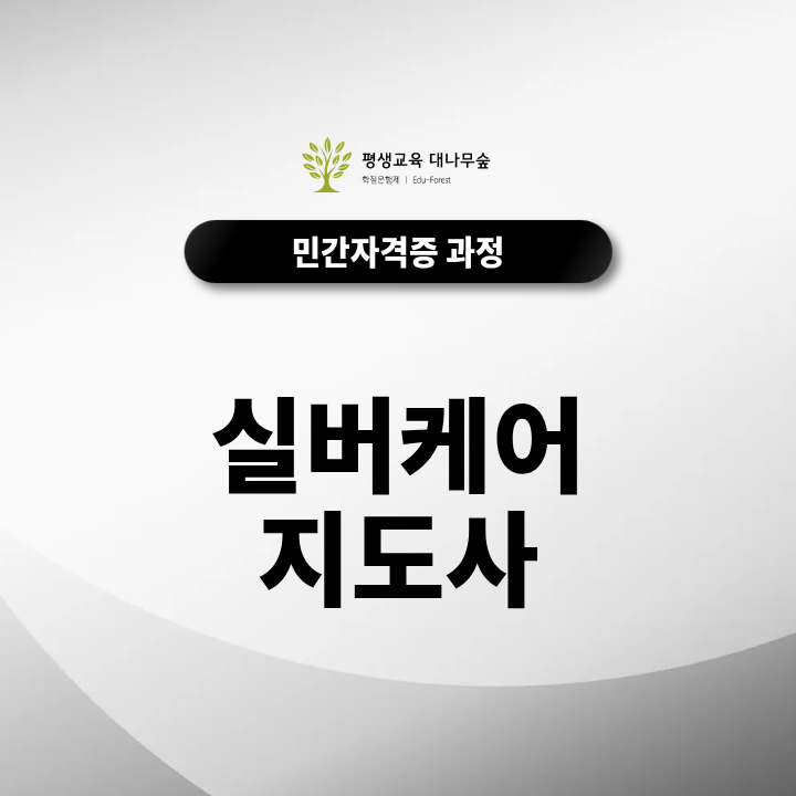 실버케어지도사 1급 자격증, 취업에 어떻게 활용할 수 있을까? 자격증 완전분석 썸네일