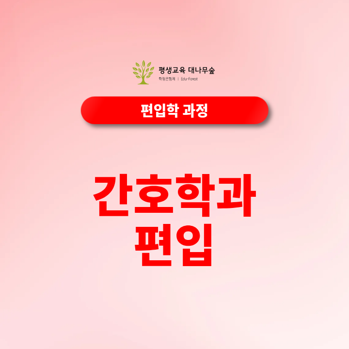 간호학과 편입 조건부터 학력별 준비방법까지 썸네일